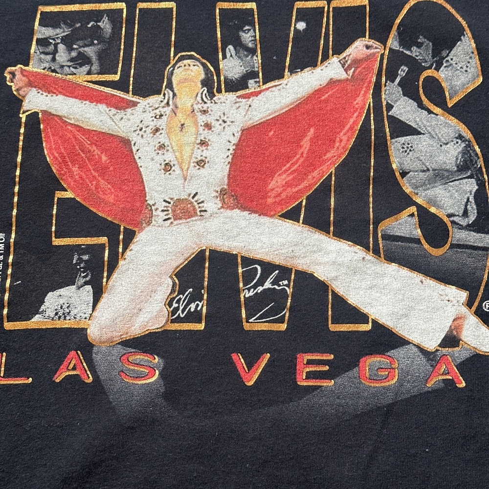 Elvis Las Vegas vintage t shirt